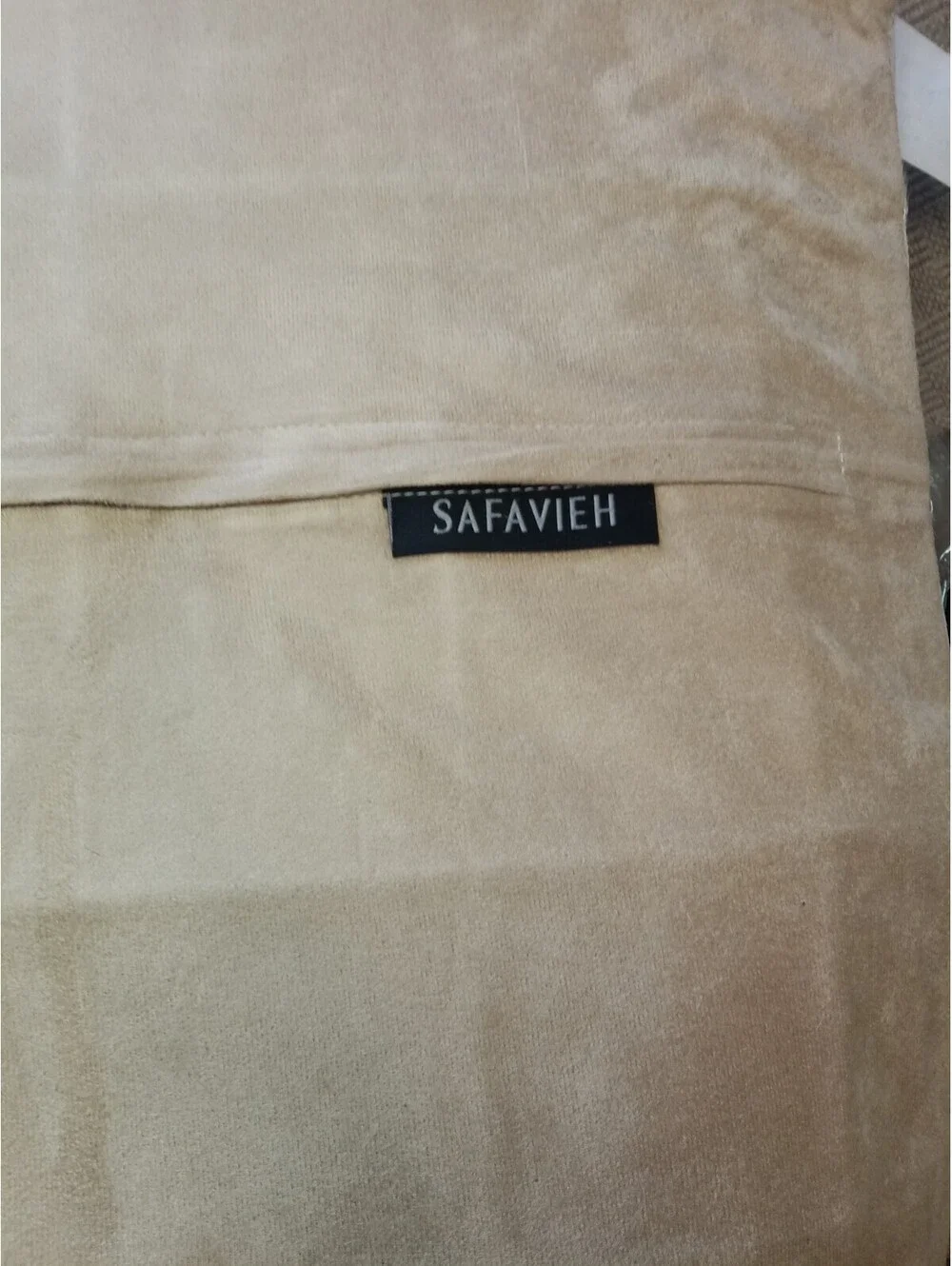 New Safavieh Phoebe Cowhide Throw Pillow – Ivory/Silver Studs 22